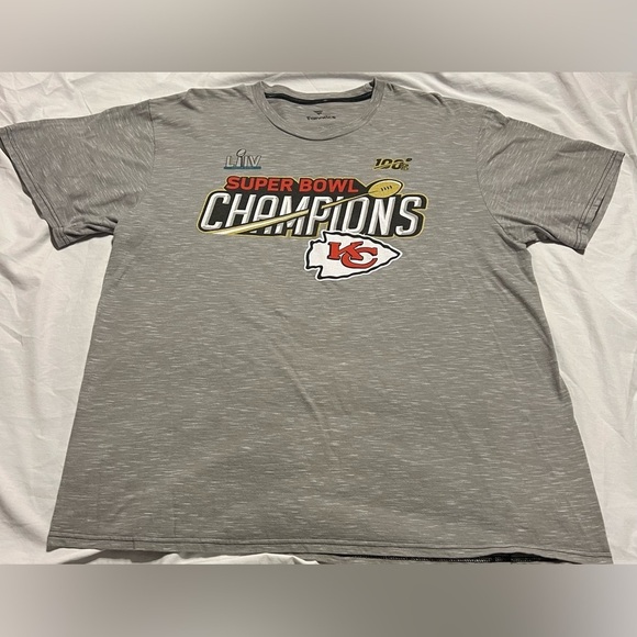 Fanatics Other - NWOT- KC Chiefs Super Bowl Champions Locker Room Gray T-Shirt XL